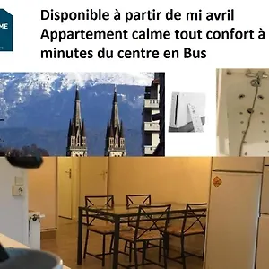 Chartreux Baignoire Massante ,a 3 Minutes Du Centre En Bus! 2 Etoiles Atout France Voiron